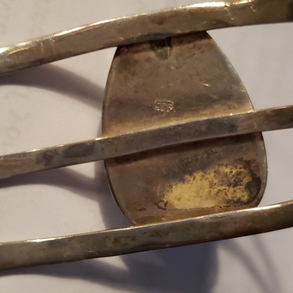 SS Vintage Handcrafted Bracelet/Cuff Adjustable - Picture 6 of 6